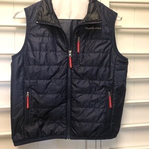 Vineyard Vines puffy vest, navy blue, size L